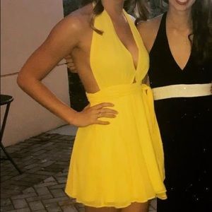 Forever 21 yellow dress
